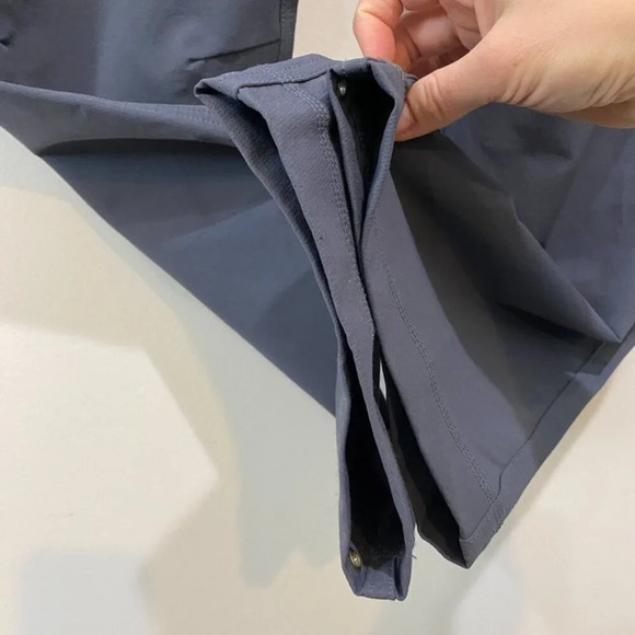 MEC Large Nylon Stretch Pullon Hiking Pants Athletic in Stormy Grey Size 36 - Picture 6 of 17